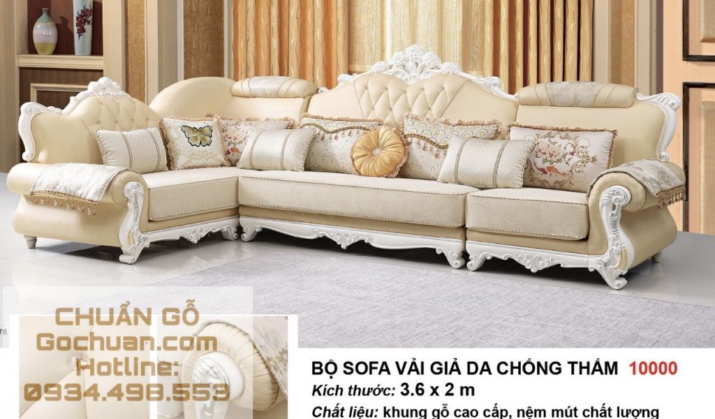 Sofa Vải Giả Da Chống Thấm