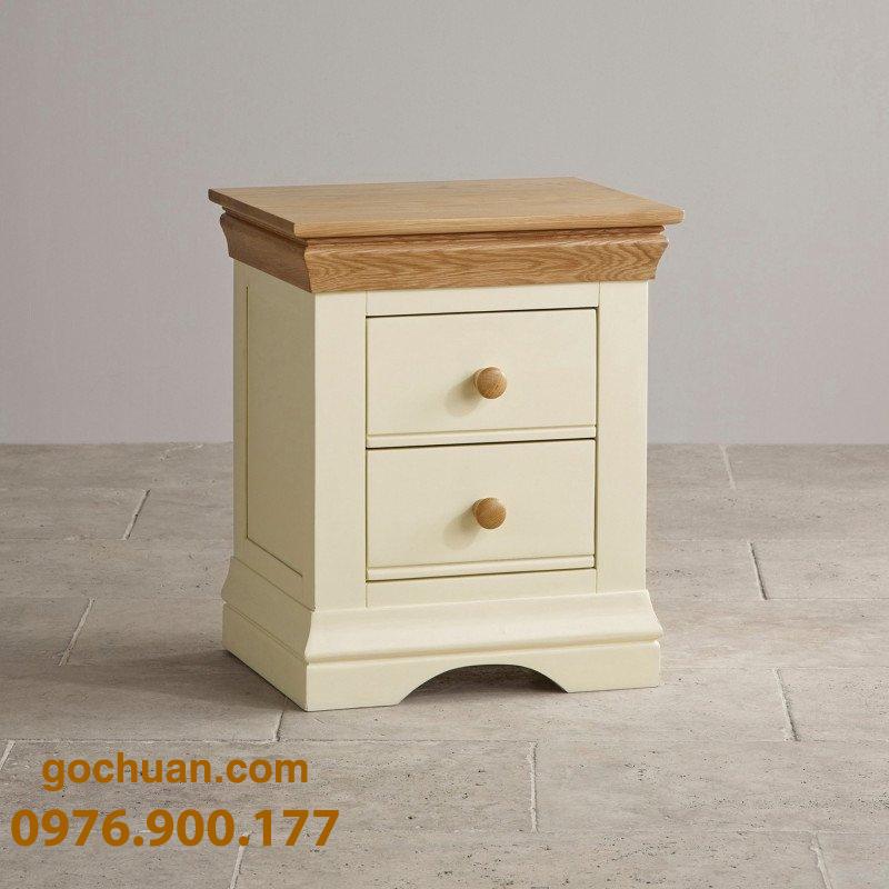 country cottage natural oak and painted nightstand 5b642b878137e